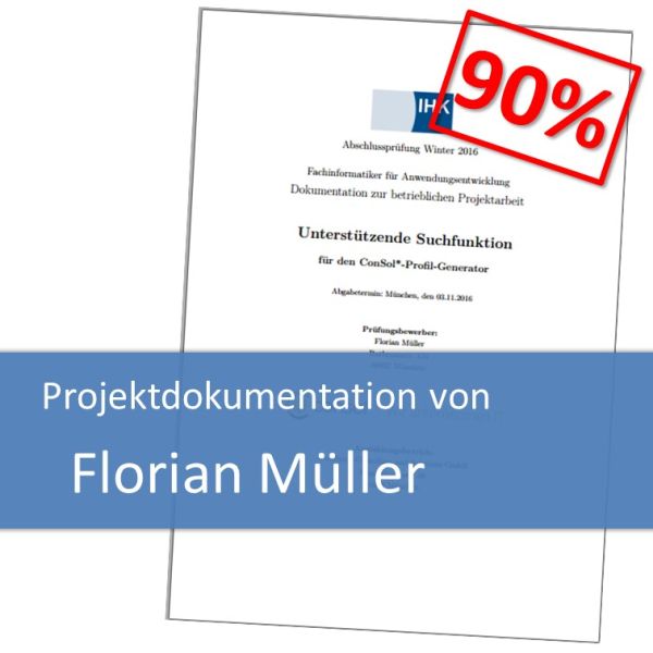 Projektdokumentation Von Florian Müller Mit 90 Bewertet